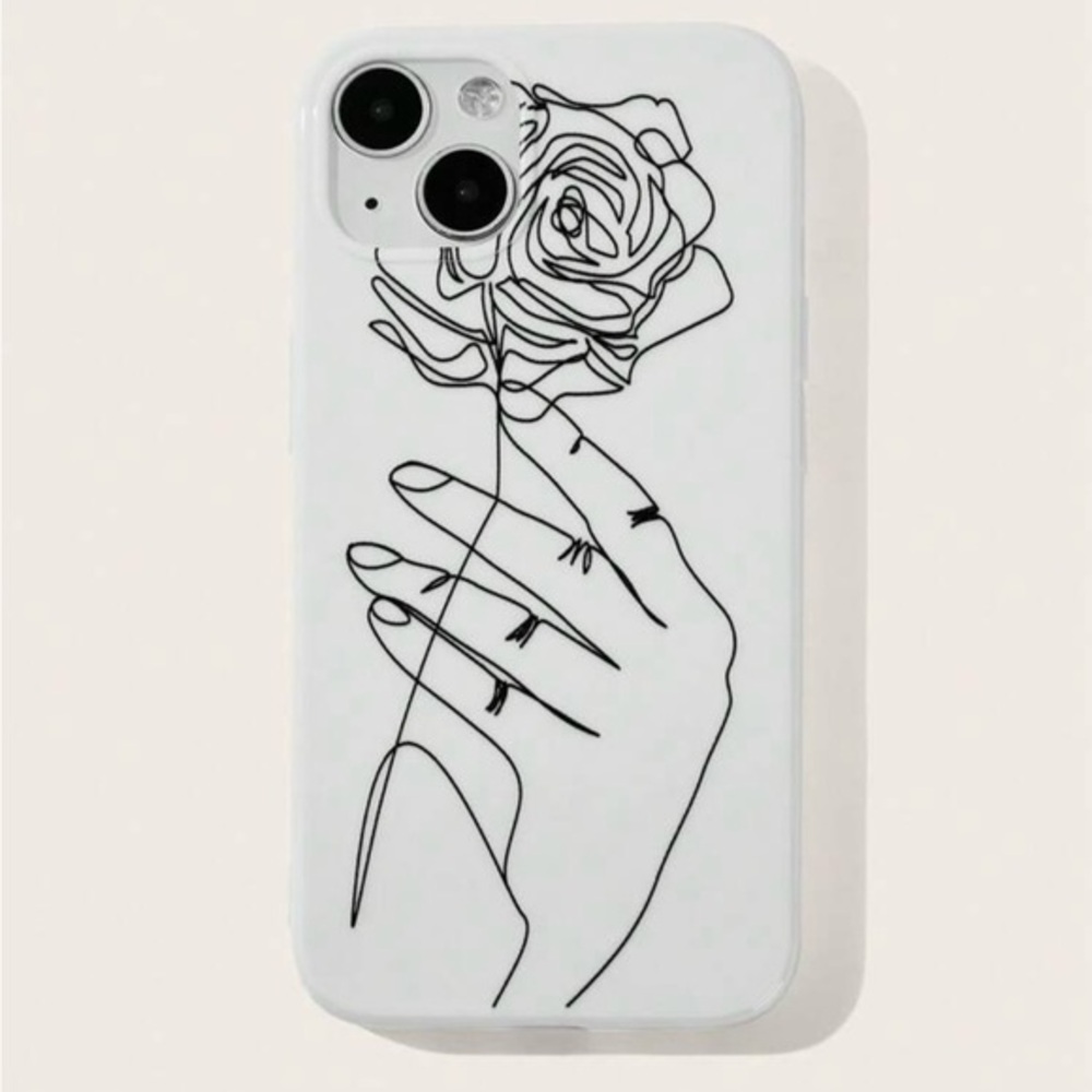 Sueziarts Flower Pattern White Phone Case | IPhone 12 | NWT 🤍